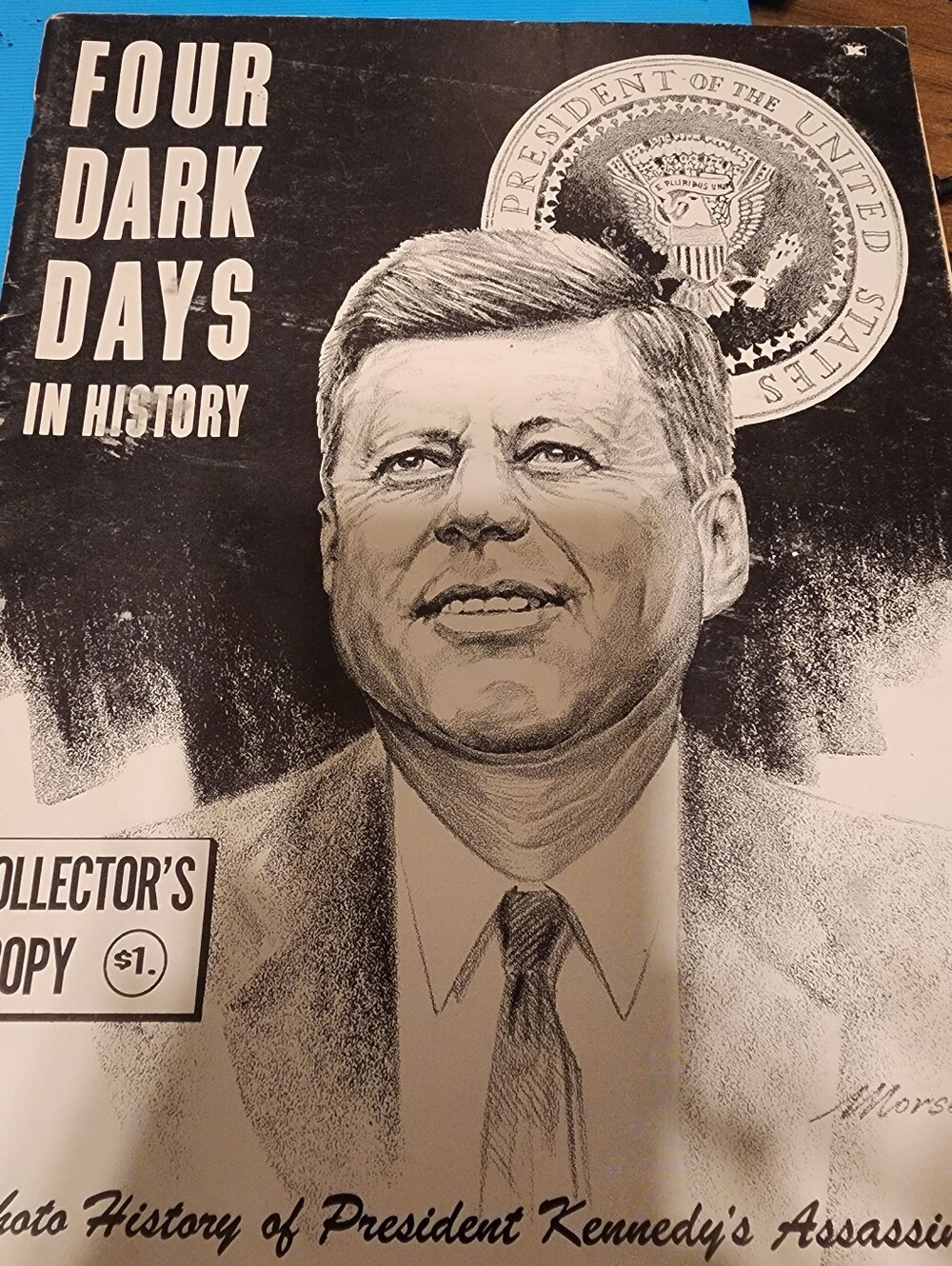 1963 Photo History Of President Kennedy's Assassination Black White Historical